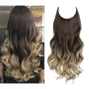 Imagem de Aplique de Cabelo Feminino Longo Alongamento Extensões para Mulheres (Modelo 14, 18 Polegadas (45 cm))