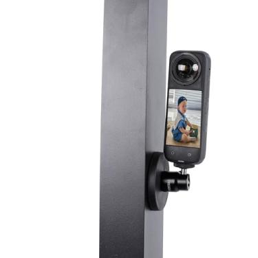 Imagem de PellKing Suporte magnético para câmera Insta360 X4-360° cabeça esférica ajustável - compatível com todas as câmeras de ação em carros, barcos, superfícies de metal