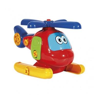 Imagem de Helicóptero Didático Colorido Desmontável POLIPLAC