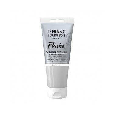 Imagem de Tinta Acrílica Lefranc Bourgeois Flashe 80ml S3 818 Fluorescent White 