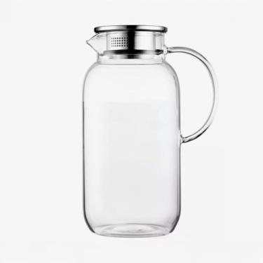 Imagem de Jarra de Vidro Borossilicato Fracalanza Com Tampa 1800 ml Twinkle 1 Pe