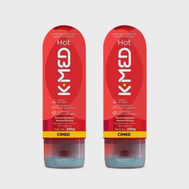 Imagem de Kit 2 Gel Lubrificante K-Med Hot 200g cada