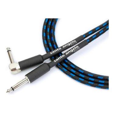 Imagem de Cabo Santo Angelo Angel Textil Ltx P10XP10 10ft Plug L 3,05m Azul