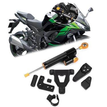 Imagem de Para NINJA 1000SX Z1000SX ninja 1000sx z1000sx acessórios CNC alumínio suporte estabilizador de direção suporte suporte suporte de montagem régua de titânio suporte de amortecedor de direção