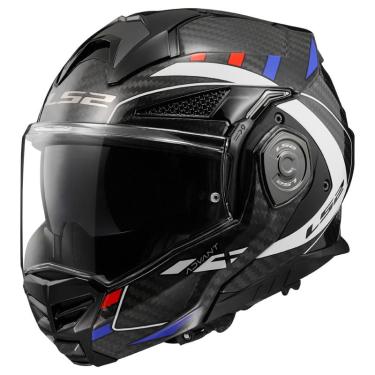 Imagem de Capacete ls2 AdvantX FF901 Carbon Future Azul Escamoteável