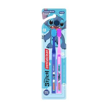 Imagem de Kit Escova De Dente Macia Stitch Disney Blister C/ 2 Unidades - Dental