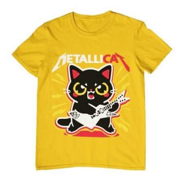 Imagem de Camiseta Camisa Estampada Feminino Masculino Ursinho Metallica - loja 