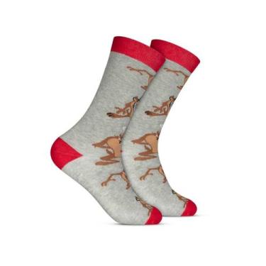 Imagem de Par de Meia 39/43 Style Cano Longo Estampada - HOAHI - ALTOMAX, Taz ma