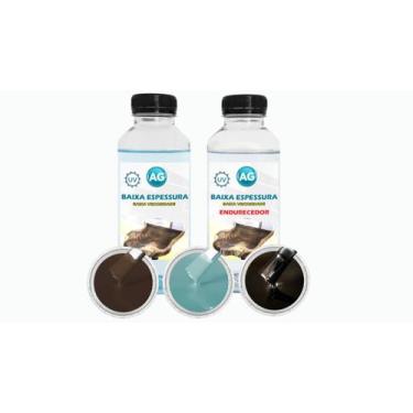 Imagem de Resina Baixa Espessura 1KG + 3 Cores Sólidas - Resinas ag