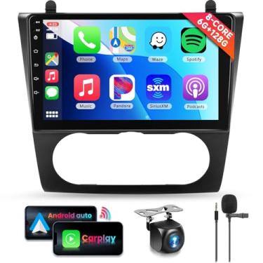 Imagem de Android 12.0 Car Stereo 6 + 128 G para Altima 2008-2012 com Carplay sem fio Android Auto 9" rádio de carro com tela sensível ao toque, 8 núcleos com WiFi/4G, DSP, rádio AM/FM/RDS, HiFi, Navegação GPS,