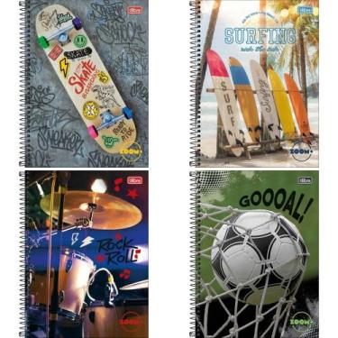 Imagem de Caderno 16X1 Capa Dura Zoom+ 320 Folhas Masculino PCT.C/02 - Tilibra