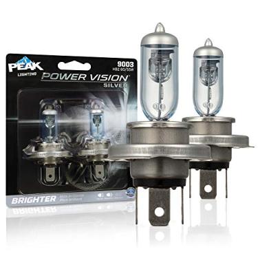 Imagem de Farol PEAK Power Vision de desempenho automotivo, 9003 H4, HB2, pacote com 2