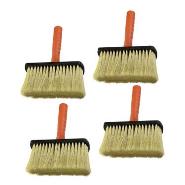 Imagem de Kit 4 Broxa Trincha Grande 18cm Jumbo Atlas Pintura Limpeza