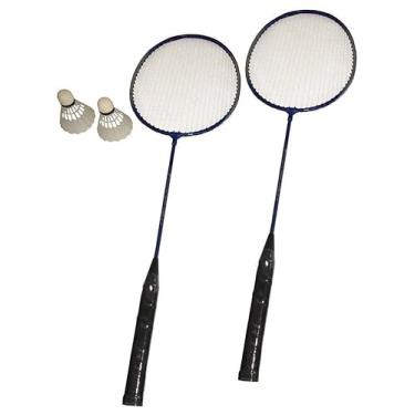 Imagem de KIT 2 RAQUETES BADMINTON PETECAS E BOLSA