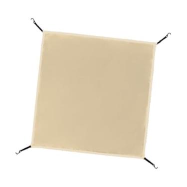 Imagem de simhoa Capa para barraca de camping, cobertura para barraca em formato de cúpula, abrigo solar, proteção versátil contra chuva, para atividades ao ar livre, Bege