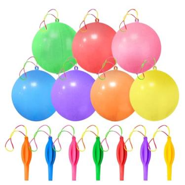 Imagem de Punch Balloons,25 Pack Punching Balloons for Kids, 7 Color Punching Balloon Heavy Duty Party Favors with Rubber Band Handle for Birthday Summer Party