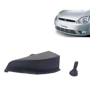 Imagem de Moldura Interna Retrovisor Esquerdo Fiesta 2002 2003 2004 2005 2006 2007 2008 2009 2010 2011 2012 2013 2014 + Pino Manual