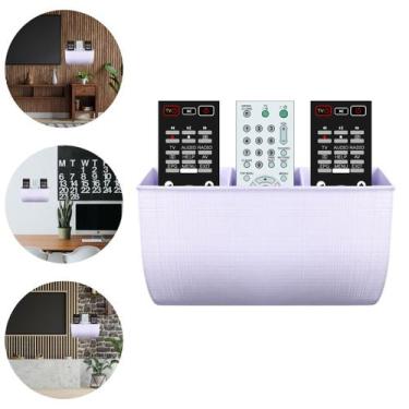 Imagem de Suporte Porta 2 Controle Remoto Parede Tv Ventilador Triplo - VIBE SHO