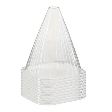 Imagem de Ｂｅｓｇａ Protetores de plantas, sinos de jardim para áreas externas, cobertura para plantas de estufa multifuncional, sinos de vidro, 10 Peças