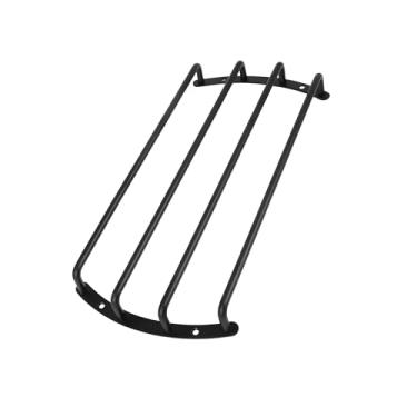 Imagem de Partuto Substituição universal de 30,5 cm para grade de barra de carro preta de metal para subwoofer para alto-falante