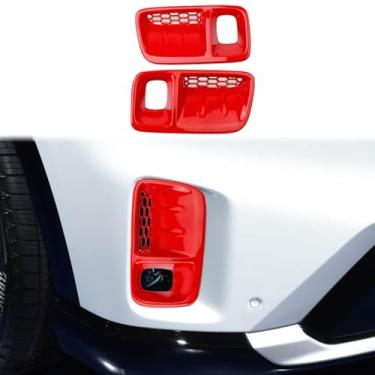 Imagem de Fewshaw Acessórios de acabamento de cobertura de farol de neblina frontal para Honda Prologue 2024-2025 (vermelho)