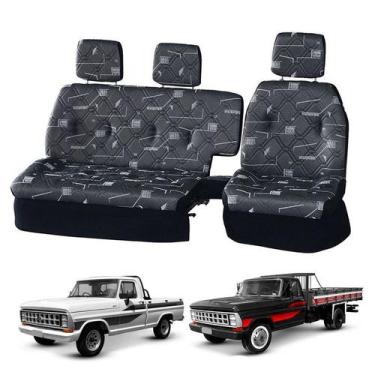 Imagem de Sofá Cama Banco Completo F1000 / F2000 / F4000 Antiga Cinza - Pampa
