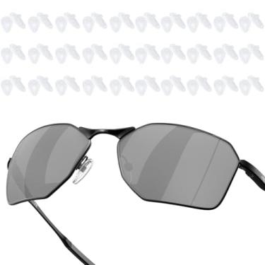 Imagem de Eye Opening Stuff 30 pares de almofadas de nariz de substituição para óculos de sol Oakley Tincup OX3184/ Conductor 6 OO4106/ Conductor 8 OO4107 - Transparente