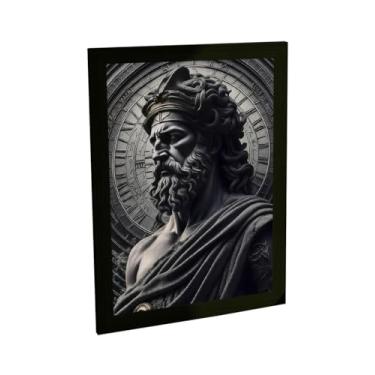 Imagem de Quadro Decorativo Estatua Grega Filosofia Estoicismo Decoração Poster Quarto Sala