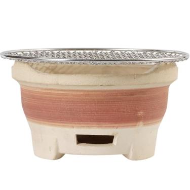 Imagem de 1 Conjunto Grade Konro Grill Grelhador a Carvão Grelha Estilo Japonês Tandoor Grelha De Fogueira Portátil Mini Fogão Para Churrasco Interior Aço Inoxidável Fogão a Carbono