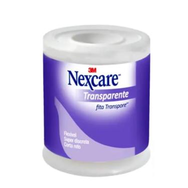 Imagem de Esparadrapo Transpore Nexcare Transparente 5cm X 4,5m 1 Unidade