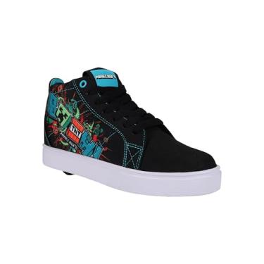 Imagem de HEELYS Sapato masculino de salto com rodas, Preto/pássaro azul/branco, 41