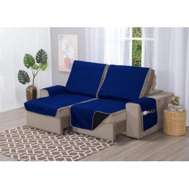 Imagem de Capa Protetora De Sofá 2 Modulos 1.80 Metros Dupla Face Matelado Recli