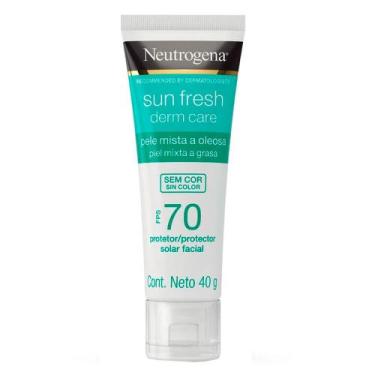Imagem de Protetor Solar Neutrogena Sun Fresh Derm Care Facial FPS70, 40g