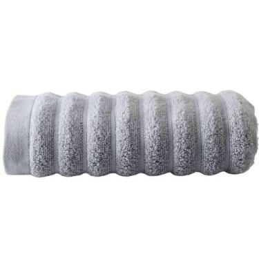 Imagem de Toalha De Banho Kacyumara Avulsa Bali Canelada 500G/M Silver