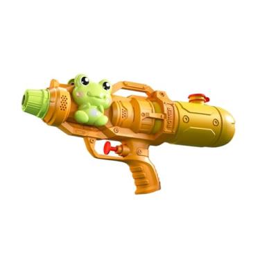 Imagem de Yunhgft Brinquedo Aquático, Portátil, Multifuncional, Leve, Alcance de 5 a 8 M, Acessórios, Jogo Aquático, Brinquedo de Luta para Jardim, Praia, Ao Ar Livre, Sapo Laranja