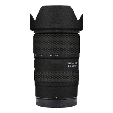 Imagem de Adesivo antiarranhões para lente de câmera para Tamron 28-75 mm F2.8 G2 adequado para Nikon Mount Coat Vinil Película Protetora Decalques 28-75 F 2,8 G 2 (preto fosco)