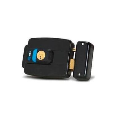 Imagem de Fechadura Eletrica C-90 A.f. Dupla Com Botão 50/60 Hz 12v Preta - Hdl