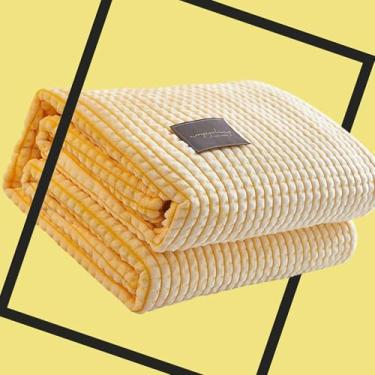 Imagem de LiebeWH Dupla Lados Suave e Confortável de Ar Condicionado Colcha Portátil Verão Cool Cobertor Cobertor para sofá de Escritório (180x200cm/70.9x78.7in)