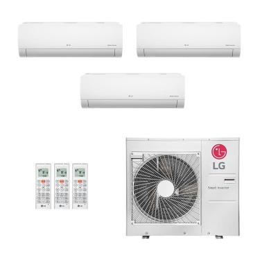 Imagem de Ar-Condicionado Multi Split Inverter LG 21.000 (2x Evap HW 7.000 + 1x Evap HW 12.000) Quente/Frio 220V							