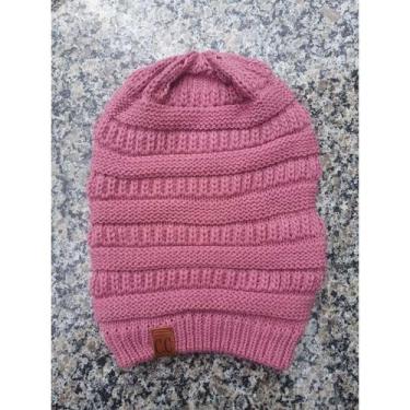 Imagem de Gorro Beanie Touca Unissex Inverno Tricô - oem, Chiclete