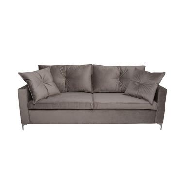 Imagem de Sofá 3 Lugares Viena 230 cm Soft Cinza