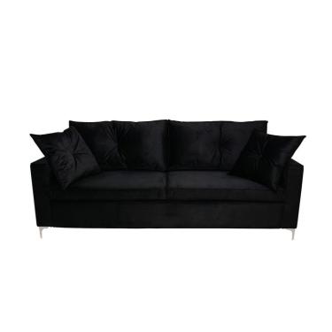Imagem de Sofá 3 Lugares Viena 230 cm Soft Preto