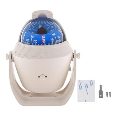 Imagem de ITYAGUY Bússola Marinha LED de Navegação Eletrônica Pivô Compasso de Alta Precisão para Vela Barco Carro Caminhão (azul)