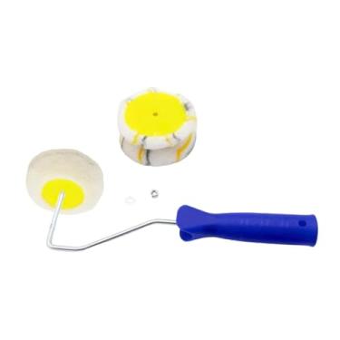 Imagem de Generic Rolo de pintura de canto, ferramenta manual, cabo ergonômico, pintura de parede, escritório, decoração, aparador de cantos portátil para drywall, 2 Cabeças