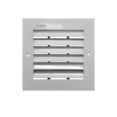 Imagem de Grelha De Retorno Horizontal Em Alumínio 150x150mm - Itanova, Branco