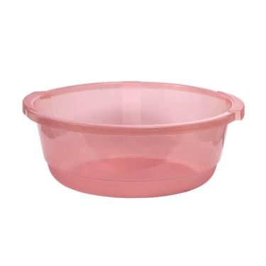 Imagem de Bacia Plástica Graduada E Resistente Com Capacidade De 19,5l - Plasvale Rosa