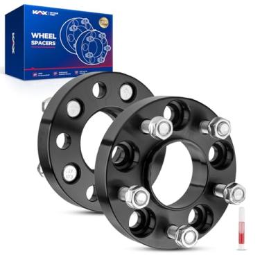 Imagem de KAX Espaçadores de roda de 5 x 4,5, espaçadores de roda centralizados com cubo de 2,5 cm e 5 terminais adequados para Explorer, Ranger, Grand Marquis, Town Car, Explorer Sport Trac, Crown Victoria com