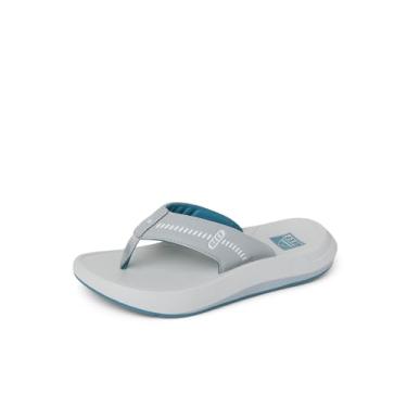 Imagem de REEF Sandálias masculinas Swellsole Cruiser, Cinza claro/Aqua, 42