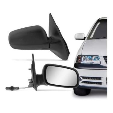 Imagem de Retrovisor VW Gol (Pai) - COTEC, Preto (Plástico)