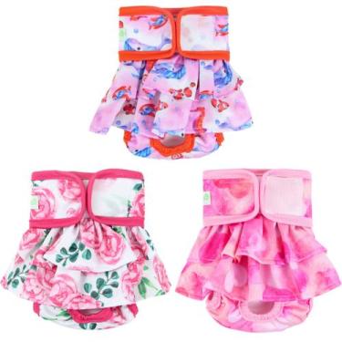 Imagem de Fraldas para cães wegreeco laváveis altamente absorventes G-Large (pac